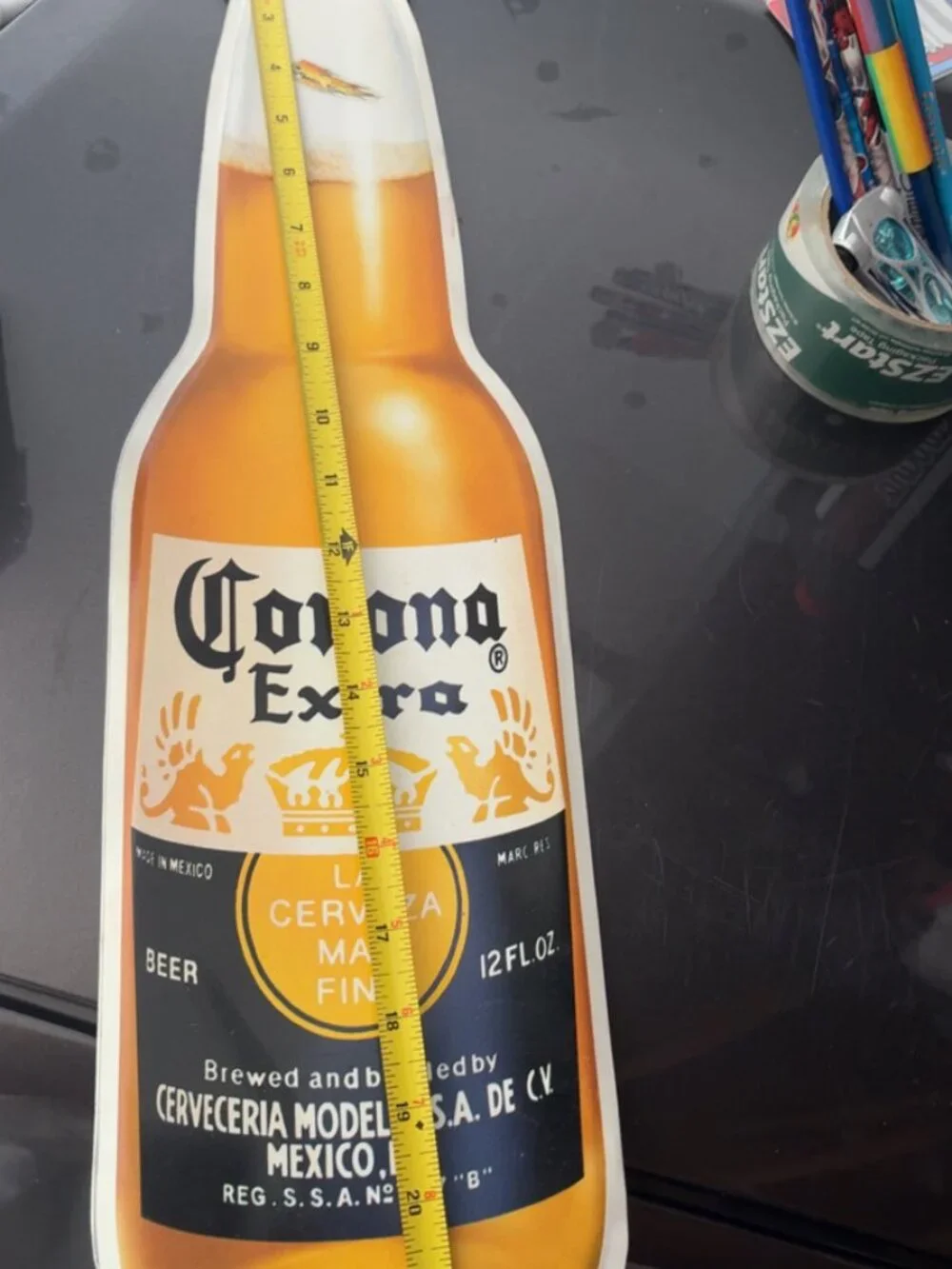 Corona Extra Beer Bottle Large Metal Sign 22